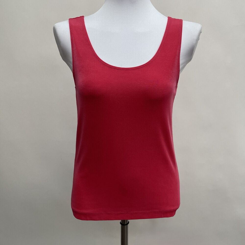 Marsh Landing Women's Tank‎ Top Small Pink Sleeveless